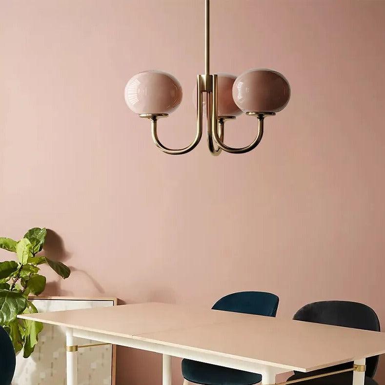 Freyza - EmmaGlow | Elegant Modern Glass Dining Room Chandelier Light