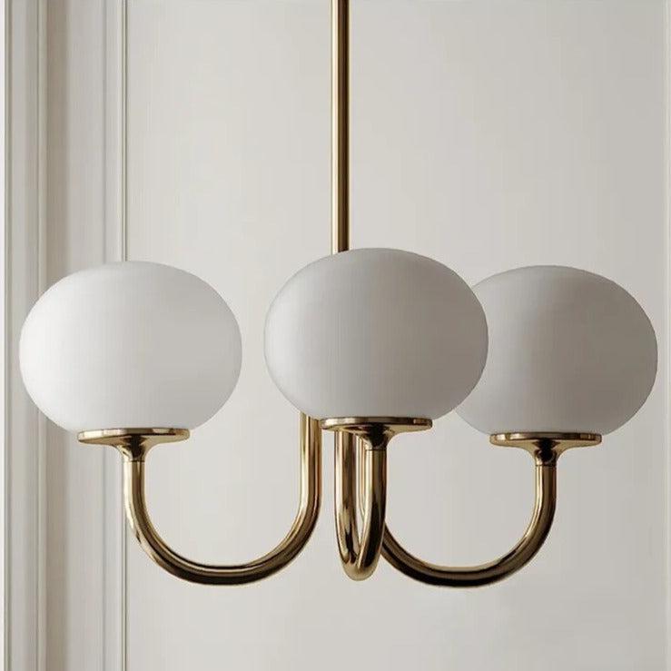 Freyza - EmmaGlow | Elegant Modern Glass Dining Room Chandelier Light