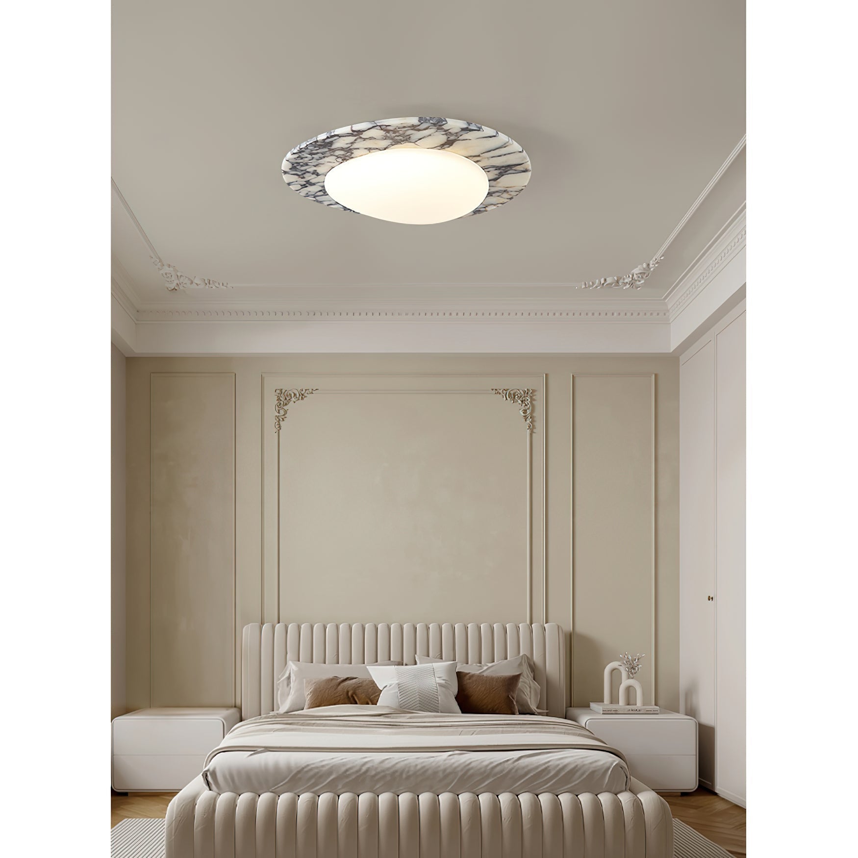 Freyza | Plafonnier en verre marbré Ceraeion – Chambre, salon