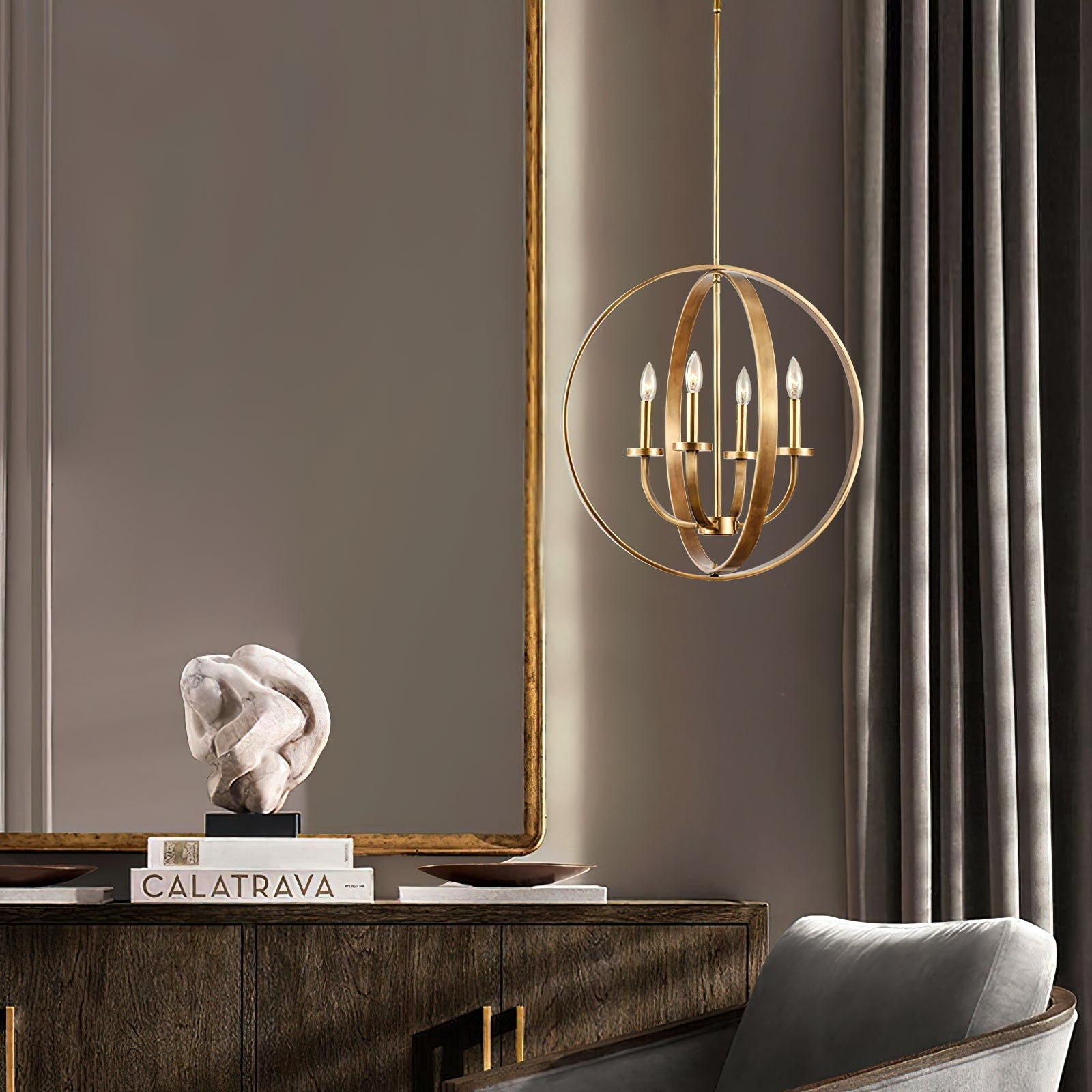 Freyza | Icarila Vintage Industrial Brass Pendant Light – Industrial Kitchen Dining Room