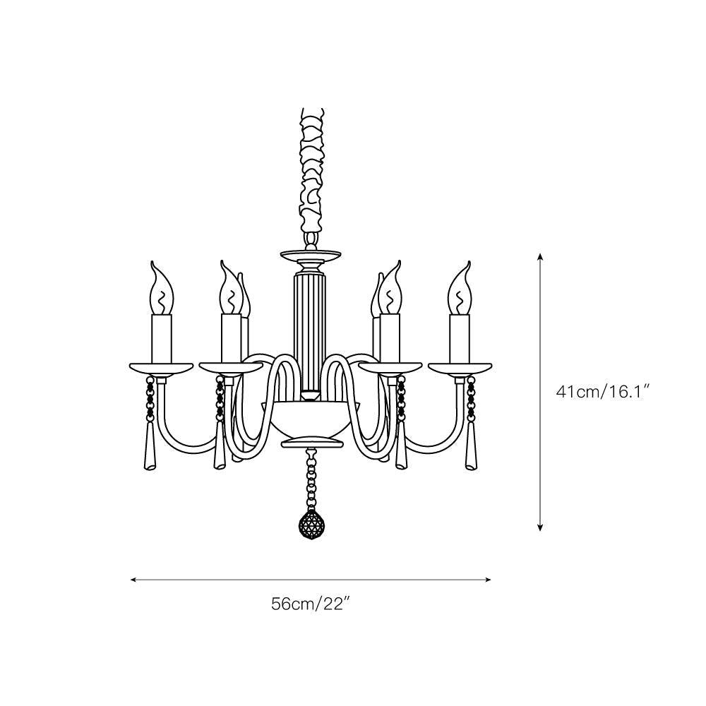 Freyza | Ilphaara Postmodern Luxury Brass Crystal Chandelier – Modern Dining Room Living Room