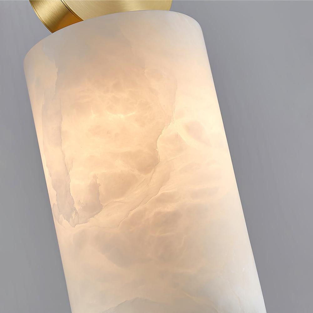 Freyza | Suspension cylindrique en albâtre Lyrindis – Cuisine, salle à manger