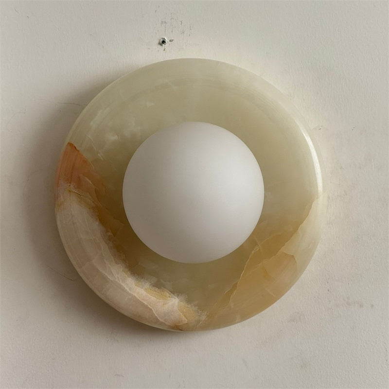 Freyza | Vivina Cyan Jade Wandleuchte – Schlafzimmer, Flur