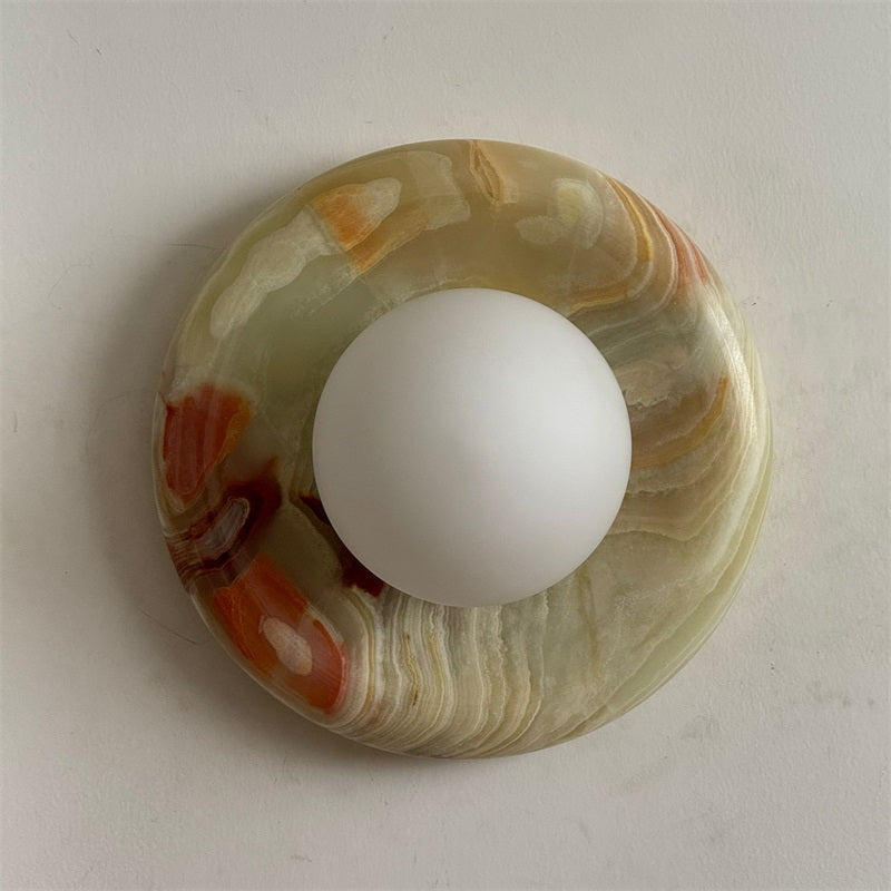 Freyza | Vivina Cyan Jade Wandleuchte – Schlafzimmer, Flur