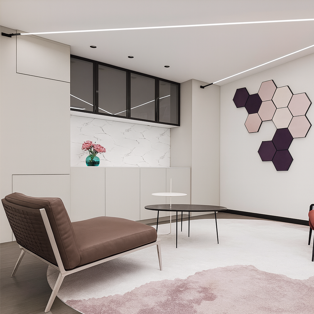 Freyza - Modern Linear LED Belt Pendant Light with Adjustable Strap Suspension