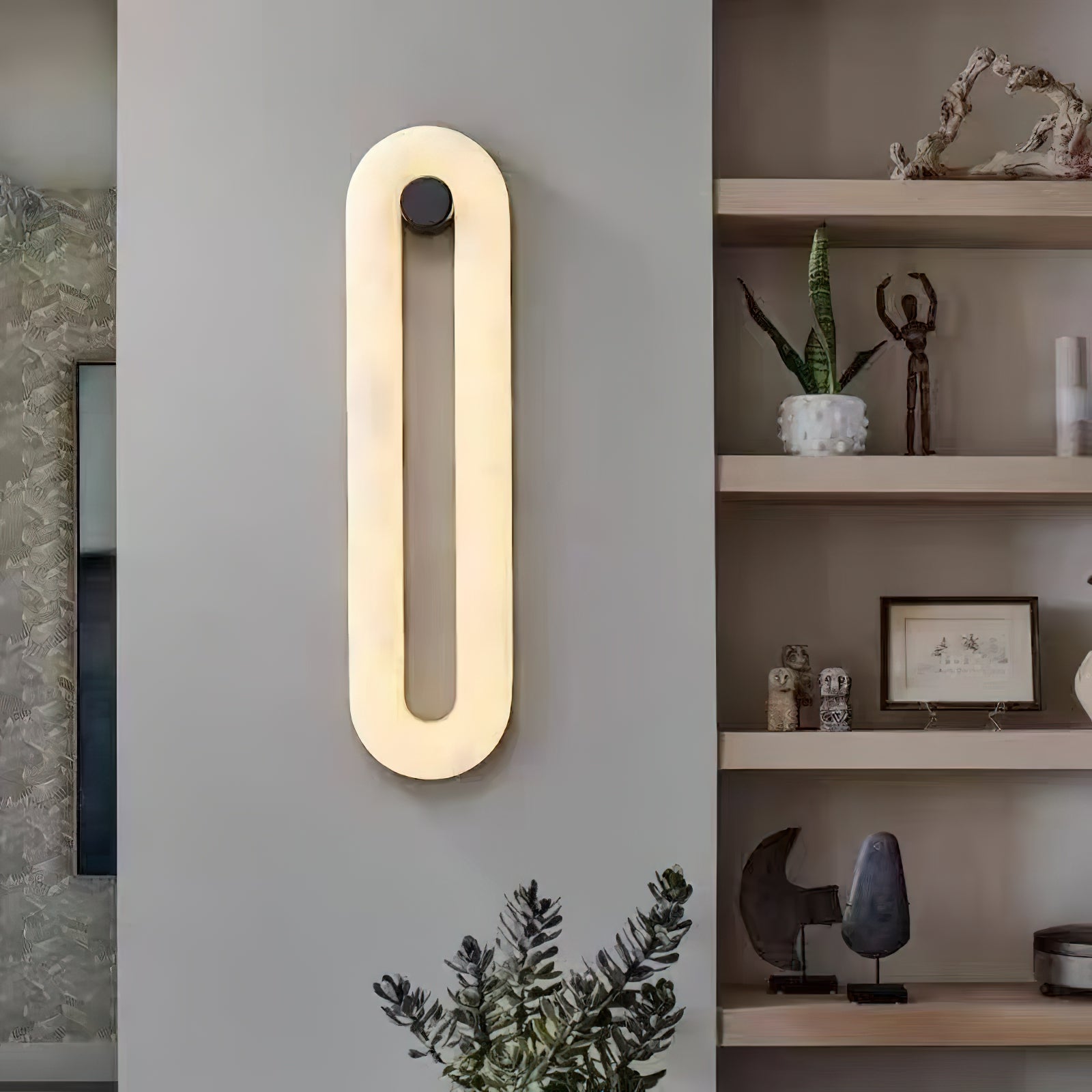 Freyza | Mydorel Wandleuchte aus Messing und Alabaster für Schlafzimmer und Flur