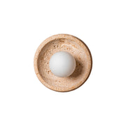 Freyza | Umirus Beige Glass Glass Wall Light – Bedroom Hallway