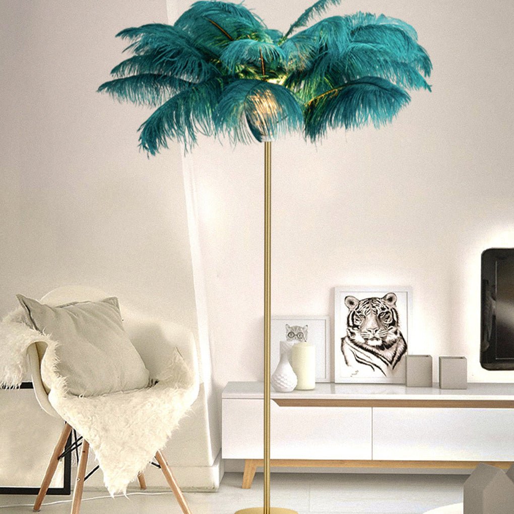 FeatherGlow | Elegant Modern Floor Lamp for Living Room Decor 1