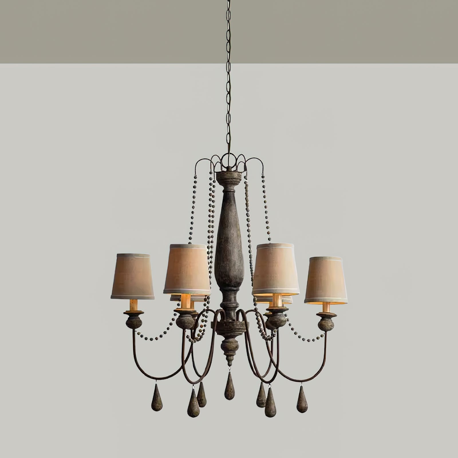 Freyza | Arshaor Postmodern Luxury Wood Chandelier – Modern Dining Room Living Room