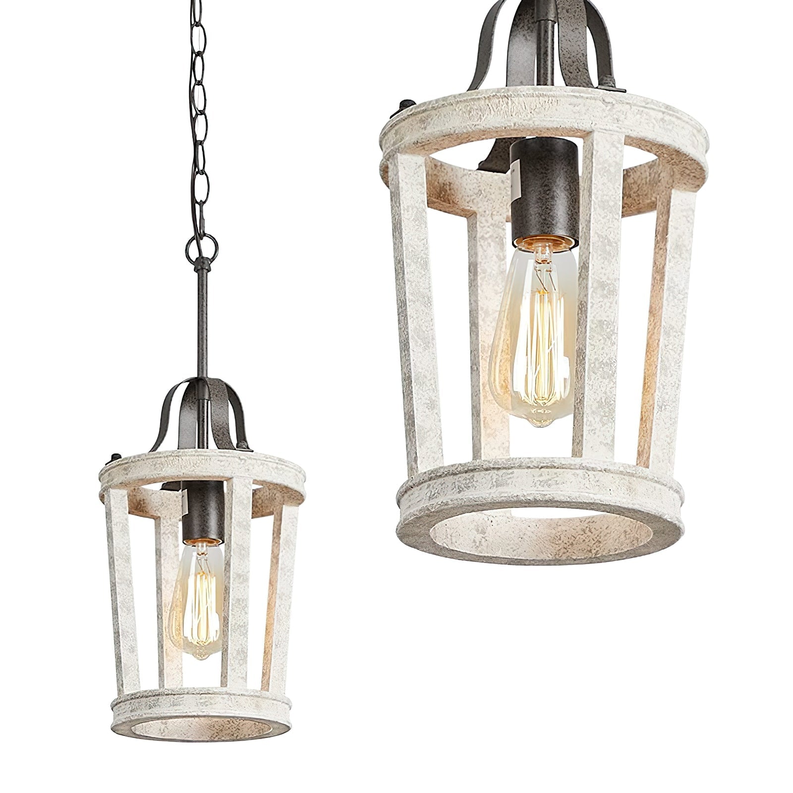 Freyza | Veraeen Vintage Industrial Wood Pendant Light – Industrial Kitchen Dining Room