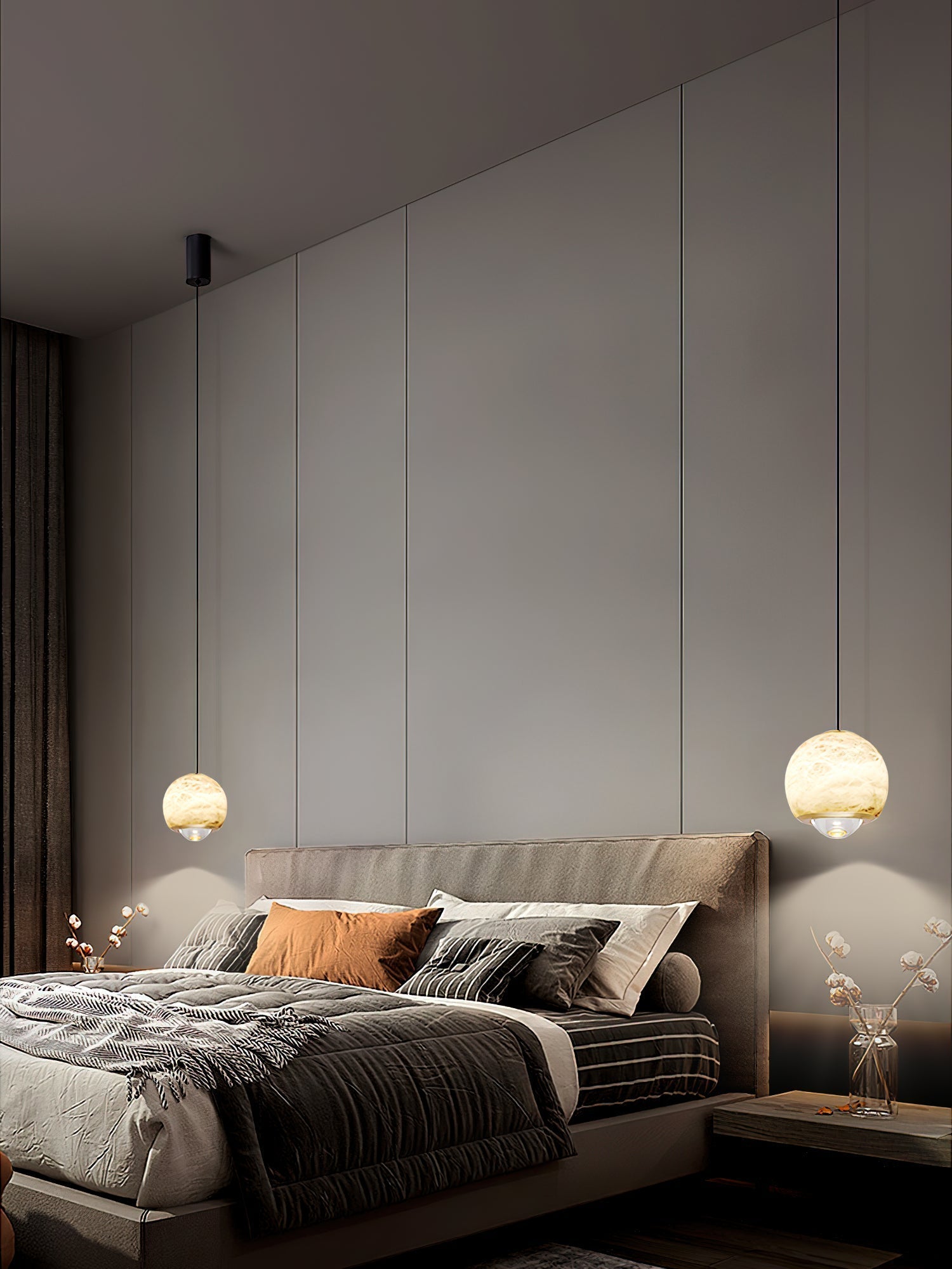 Suspension Freyza | Zephaan Moonlight Alabaster pour cuisine et salle à manger