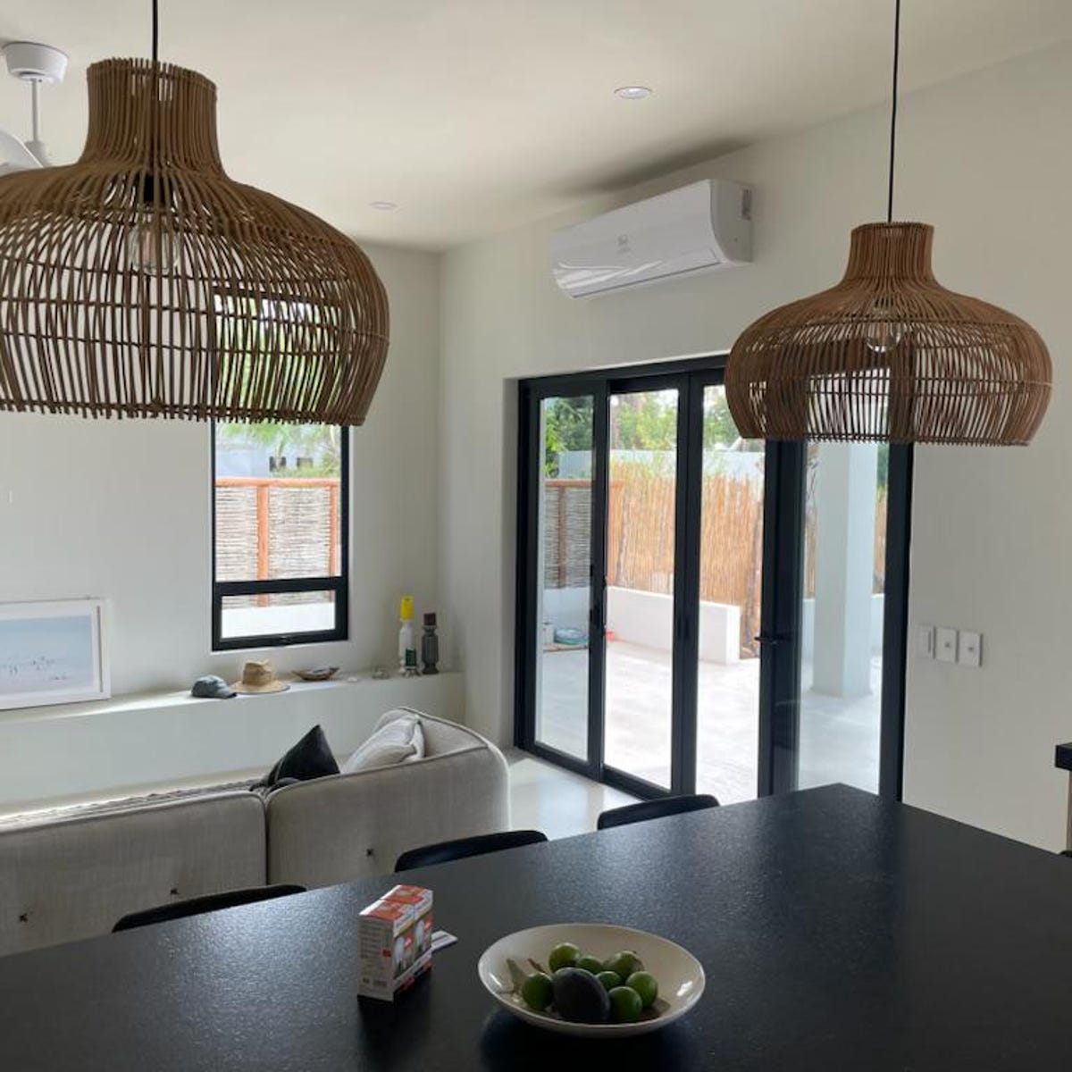 Freyza | Elsilira Elegance Natural Rattan Pendant Light – Kitchen Dining Room