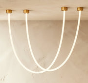 Freyza - FiloStone | Elegant Black LED Modern Chandelier for Contemporary Spaces