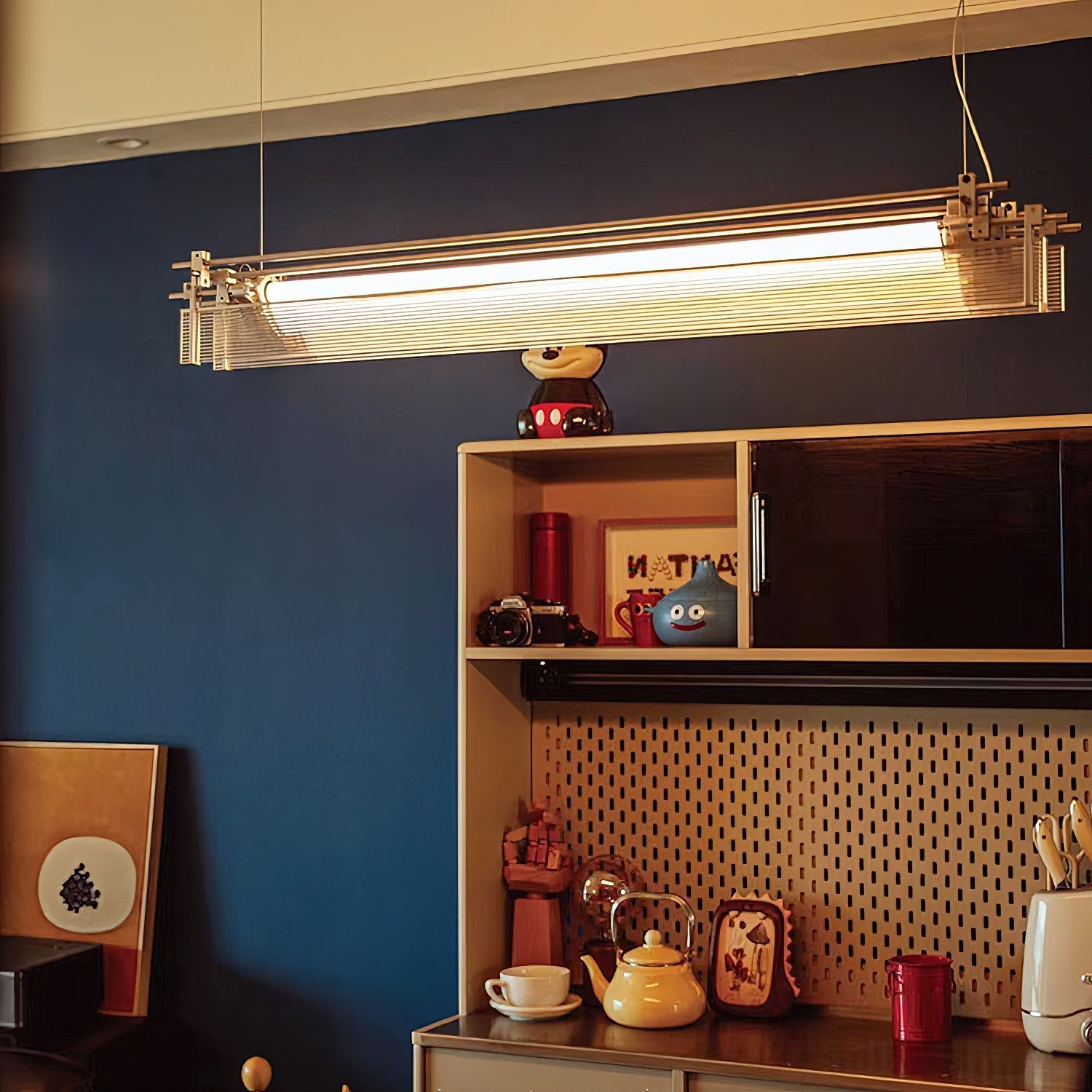 Freyza | LED-Glasfilter-Hängeleuchte – Küche, Esszimmer