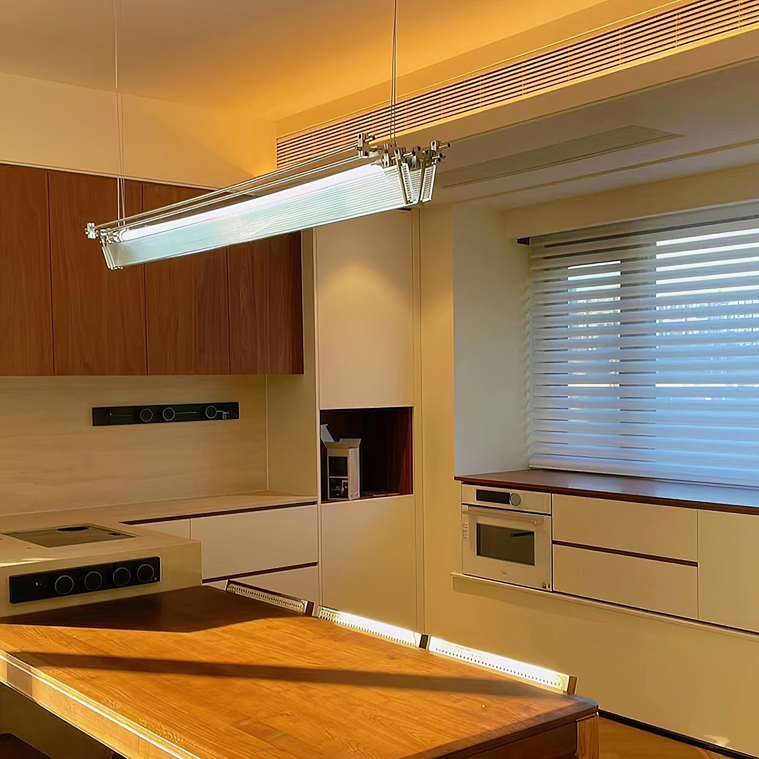 Freyza | LED-Glasfilter-Hängeleuchte – Küche, Esszimmer
