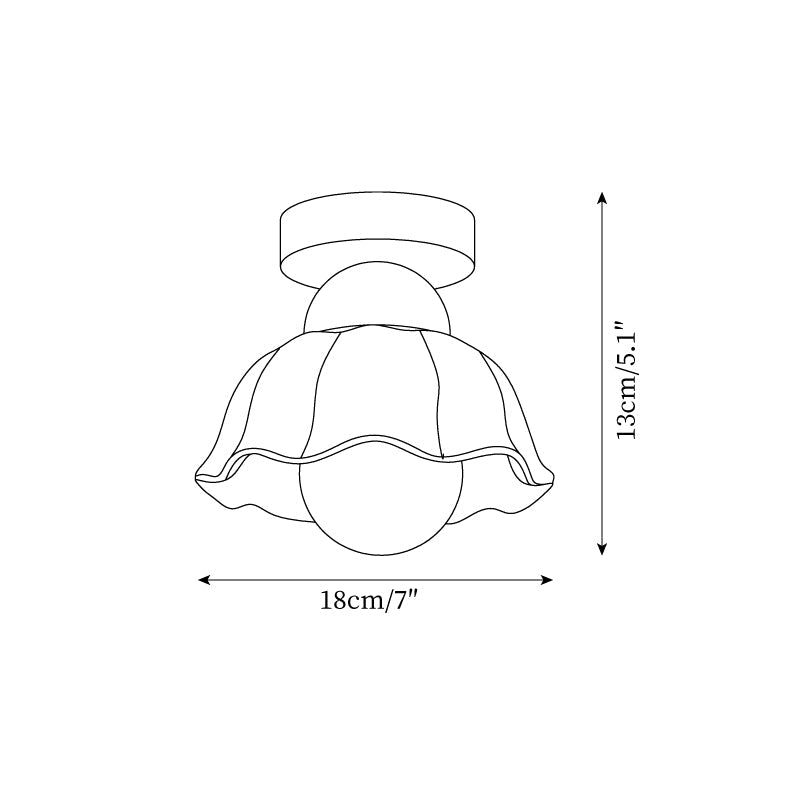 Freyza | Opila Gold Blanc Lampe de plafond encastrée en or blanc – Chambre Couloir Cuisine
