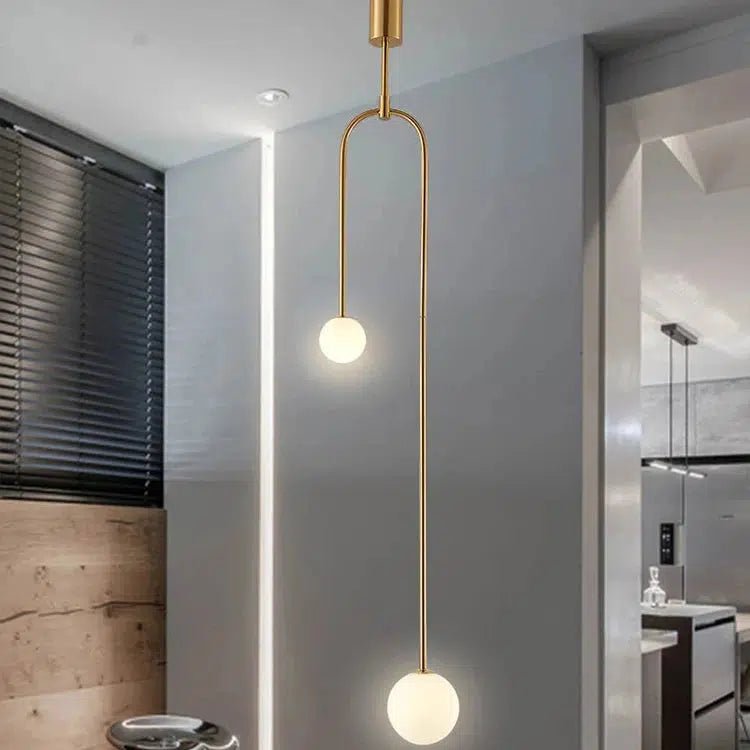 Freyza - FirLight | Stylish Black Glass Pendant Lighting Fixture with Minimalist Design