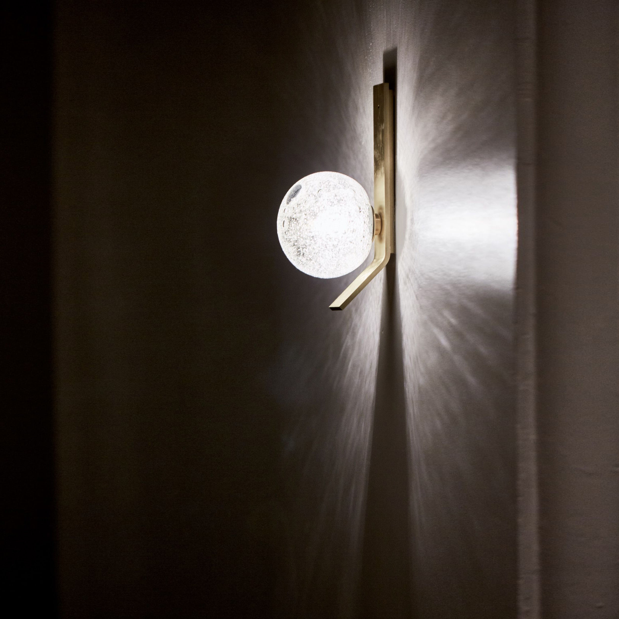 Freyza | Fizi Copper Glass Copper Glass Wall Light – Bedroom Hallway