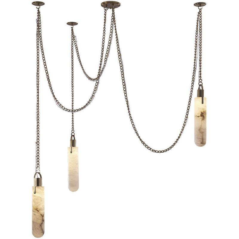 Freyza | Uphaos Alabaster-Pendelleuchte – Küche, Esszimmer