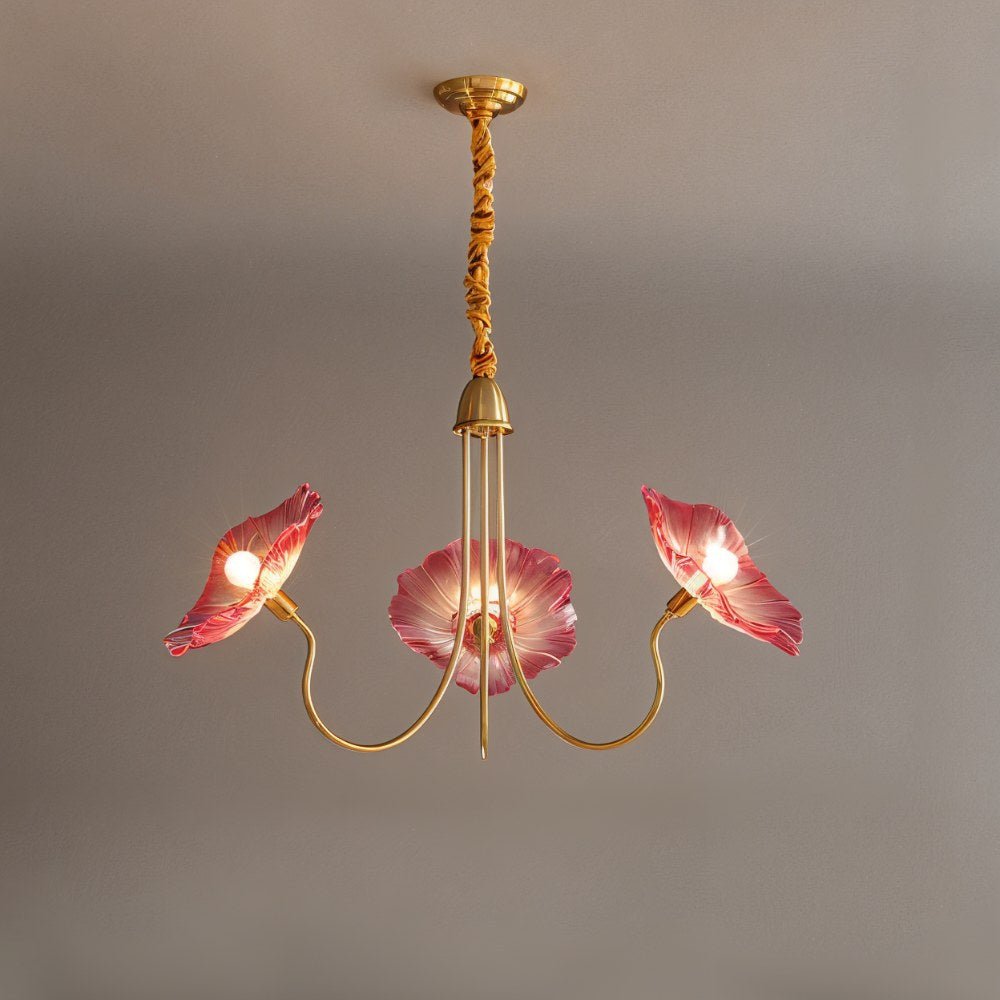 Freyza - Floare | Elegant Modern Glass Flower Chandelier Light