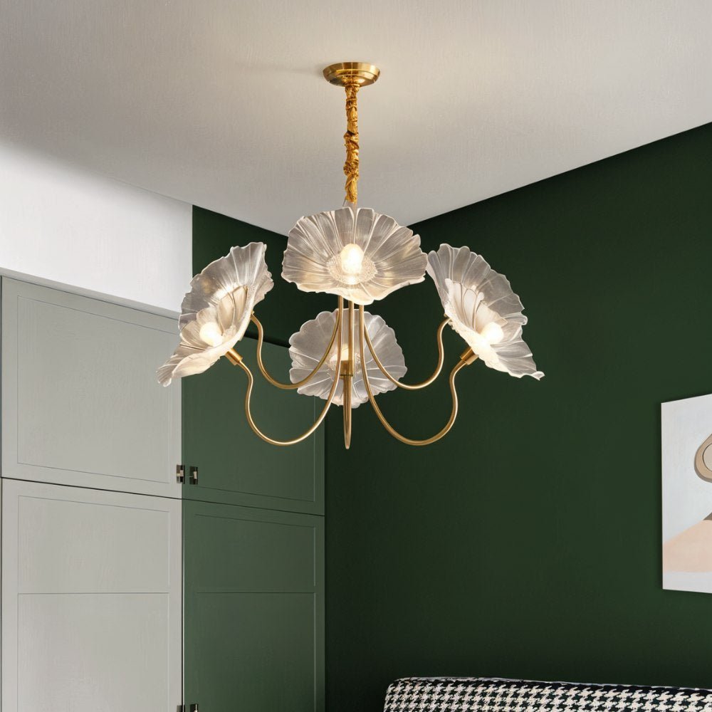 Freyza - Floare | Elegant Modern Glass Flower Chandelier Light