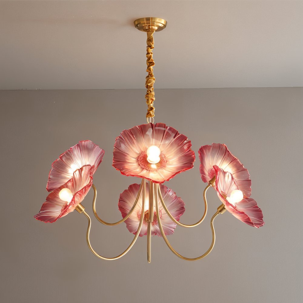 Freyza - Floare | Elegant Modern Glass Flower Chandelier Light