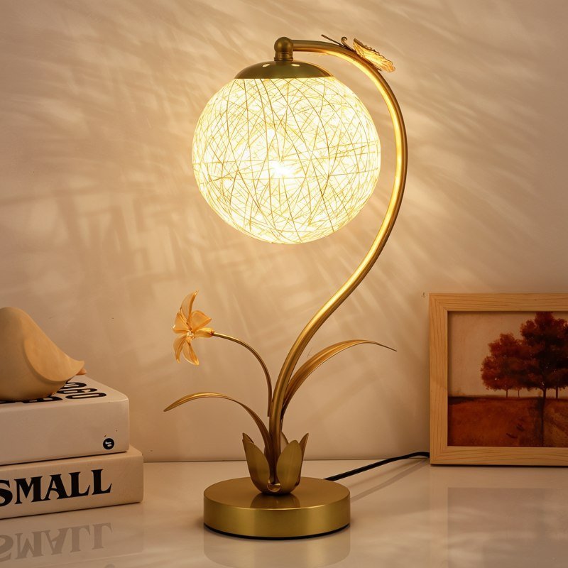 FloraGlow | Elegant Naturalist Table Lamp for Bedside or Living Room 2