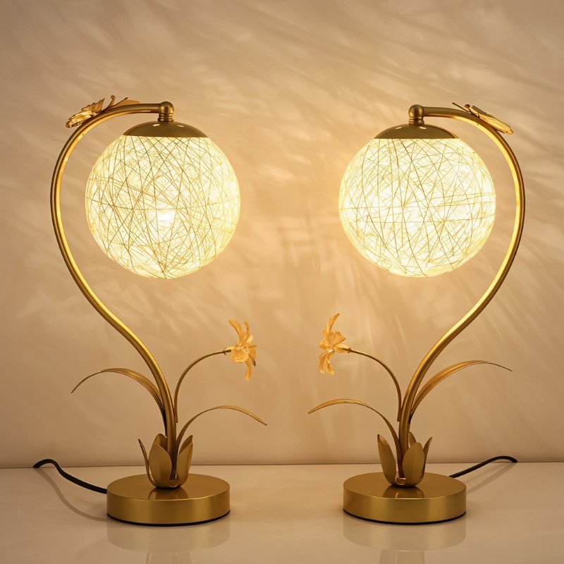 FloraGlow | Elegant Naturalist Table Lamp for Bedside or Living Room 3