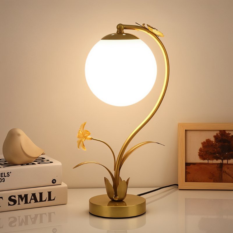 FloraGlow | Elegant Naturalist Table Lamp for Bedside or Living Room 5