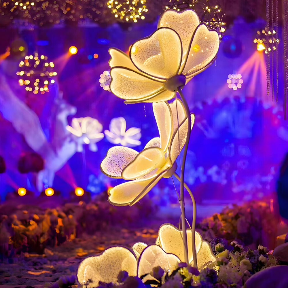 FloraGlow | Modern Elegant LED Acrylic Flower Floor Lamp 1