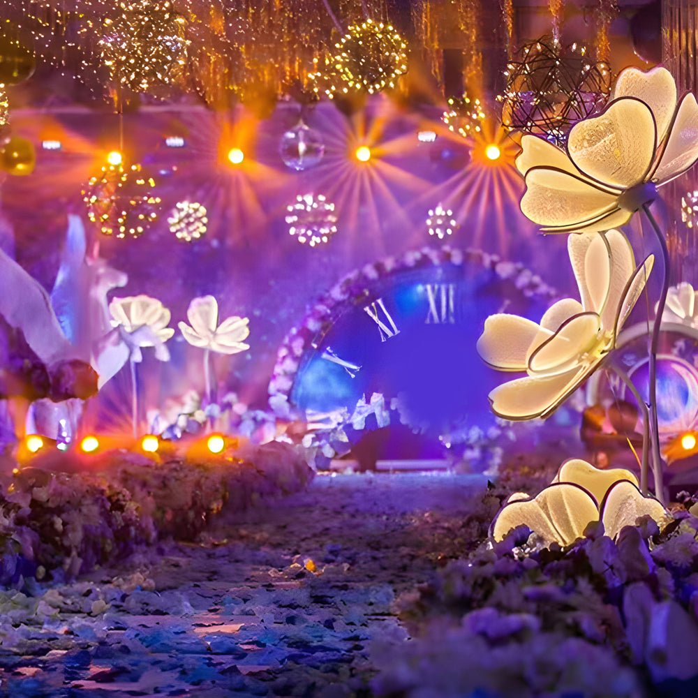 FloraGlow | Modern Elegant LED Acrylic Flower Floor Lamp 2