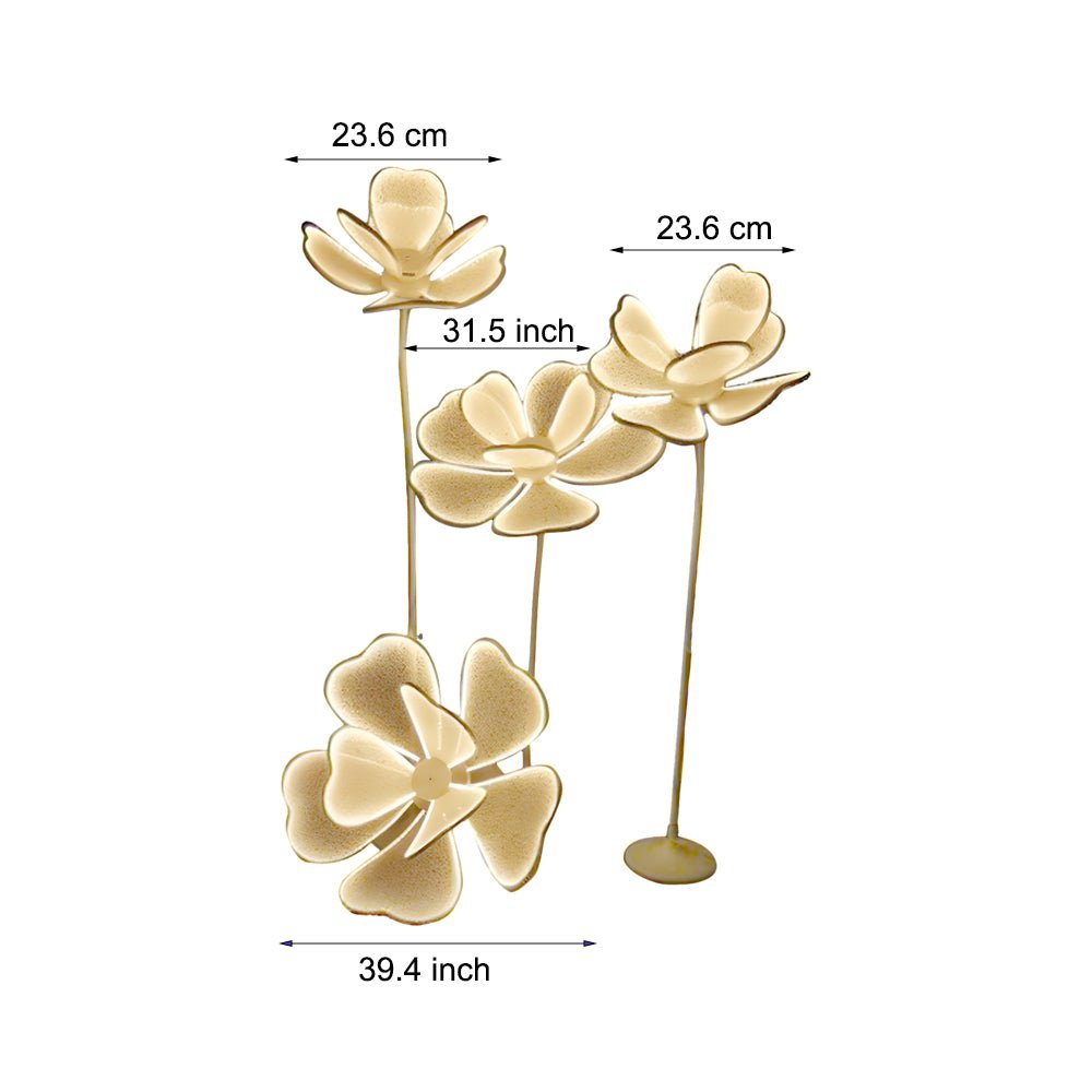 FloraGlow | Modern Elegant LED Acrylic Flower Floor Lamp 3