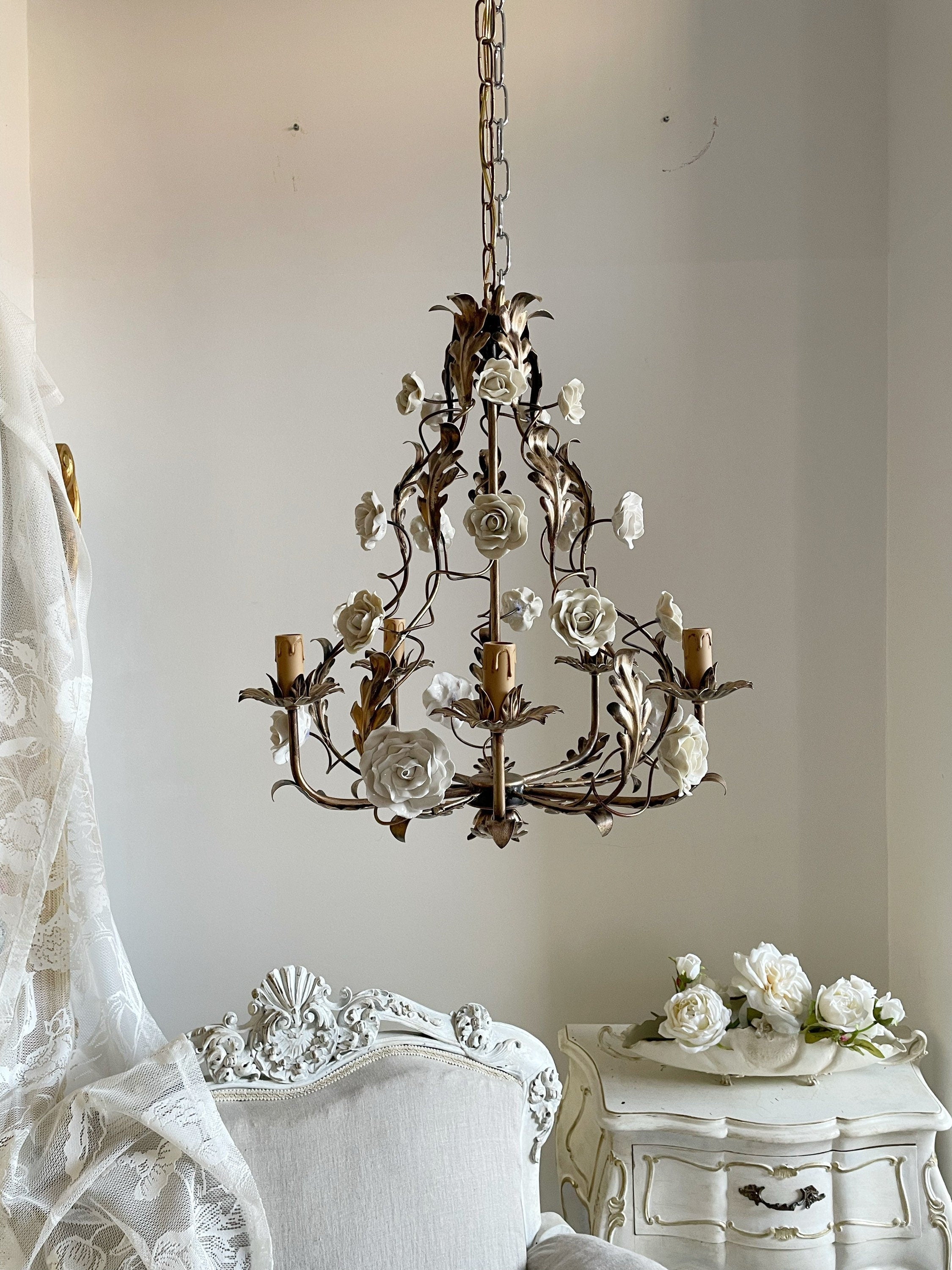 Freyza | Araeyra Postmodern Luxury Ceramic Chandelier – Modern Dining Room Living Room
