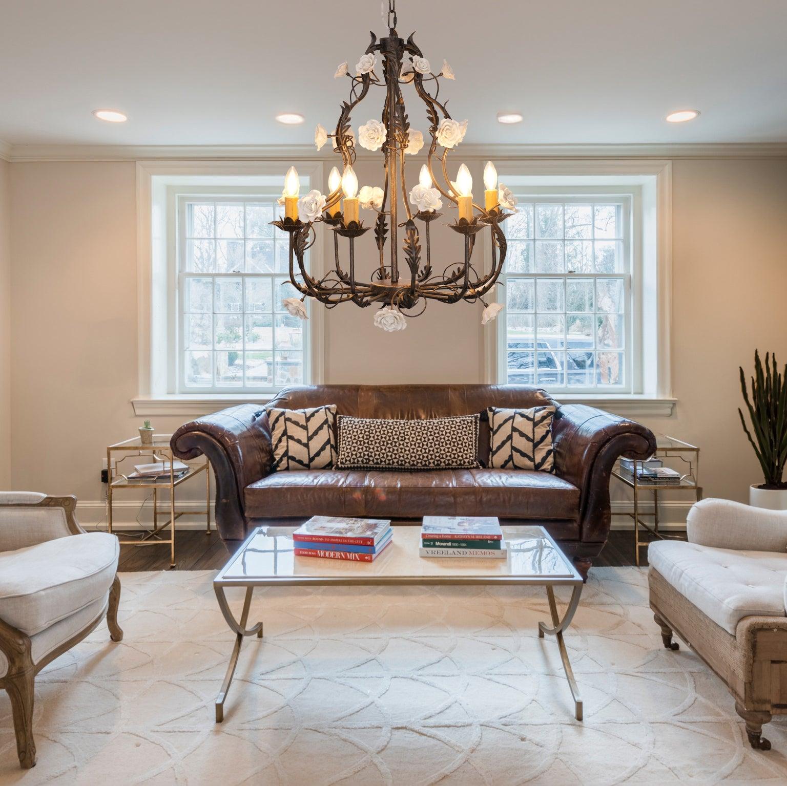 Freyza | Araeyra Postmodern Luxury Ceramic Chandelier – Modern Dining Room Living Room