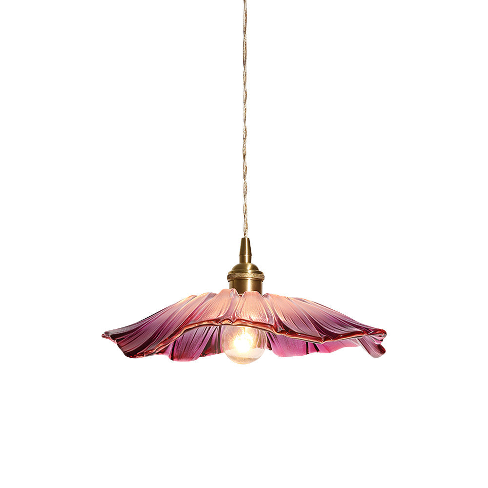 Freyza | Aurvarira Art Brass Brass Glass Pendant Light – Kitchen Dining Room