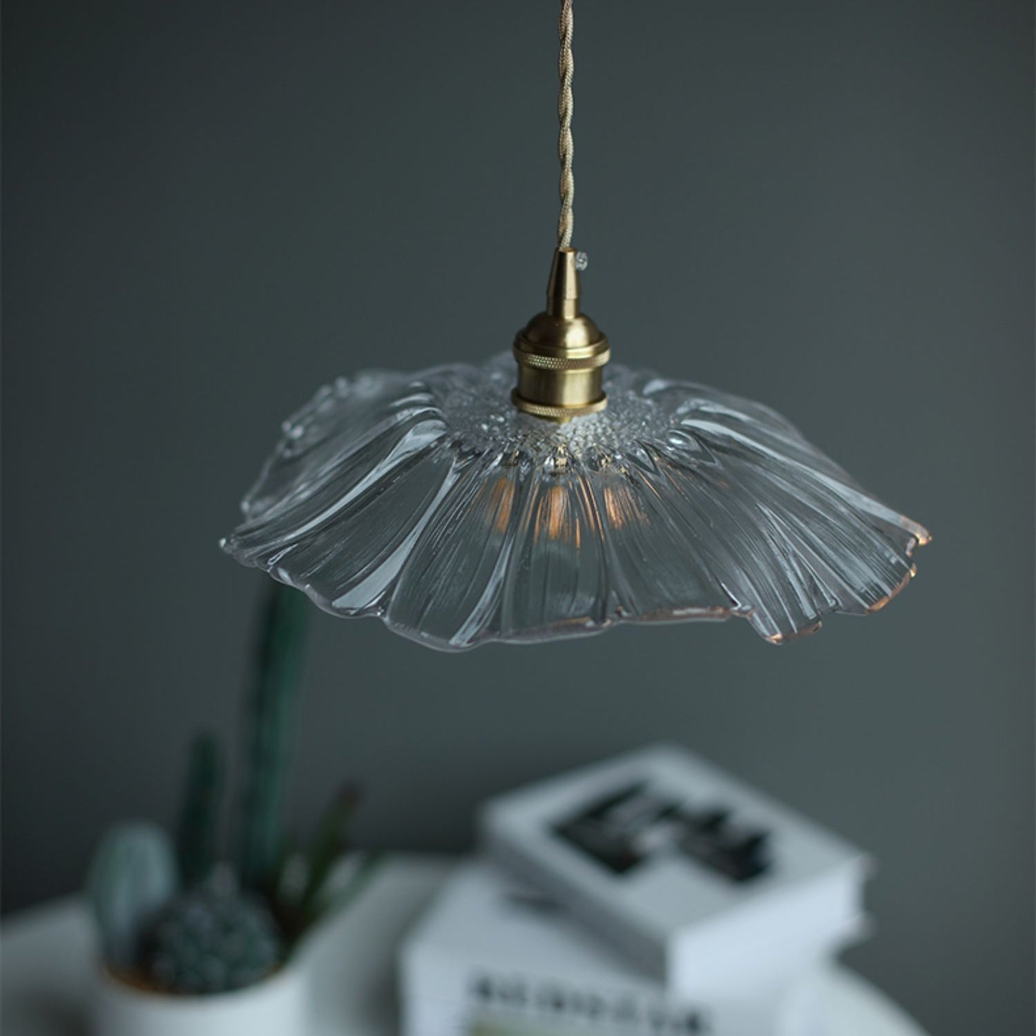 Freyza | Aurvarira Art Brass Brass Glass Pendant Light – Kitchen Dining Room