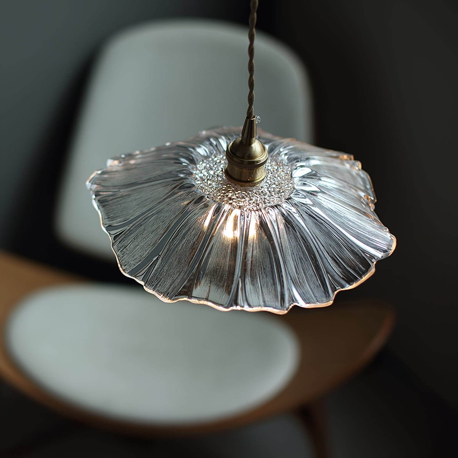 Freyza | Aurvarira Art Brass Brass Glass Pendant Light – Kitchen Dining Room