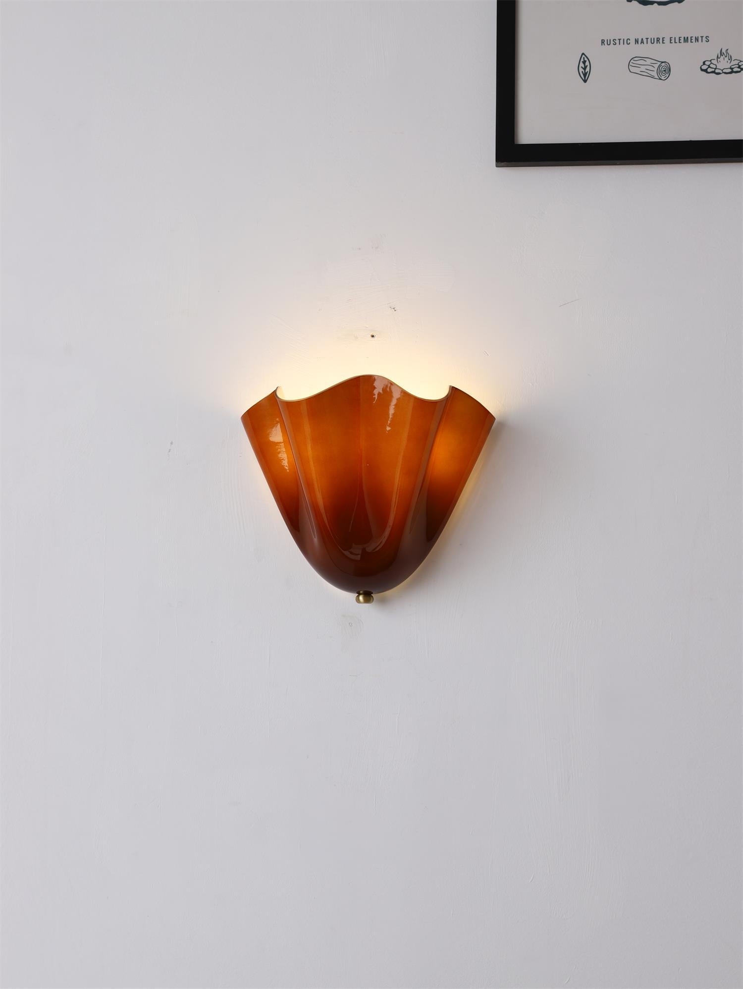 Freyza | Ulcarisra Glas-Wandleuchte – Schlafzimmer, Flur