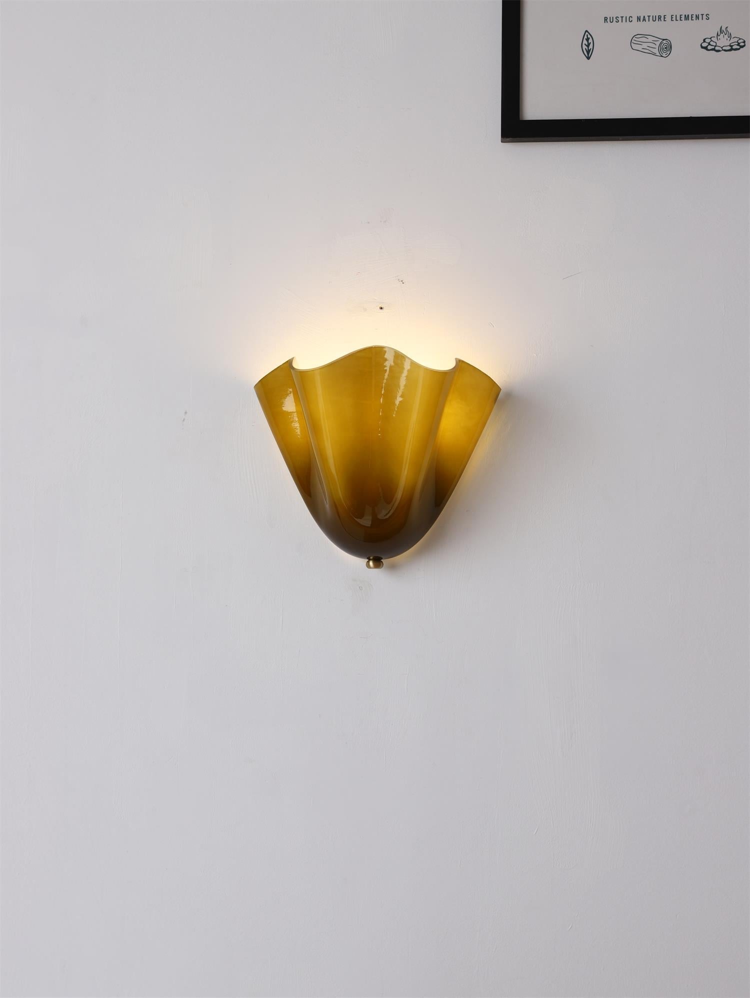 Freyza | Ulcarisra Glas-Wandleuchte – Schlafzimmer, Flur