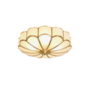 Freyza | Lampe de plafond en laiton et verre en forme de fleur viraéenne – Chambre à coucher, salon