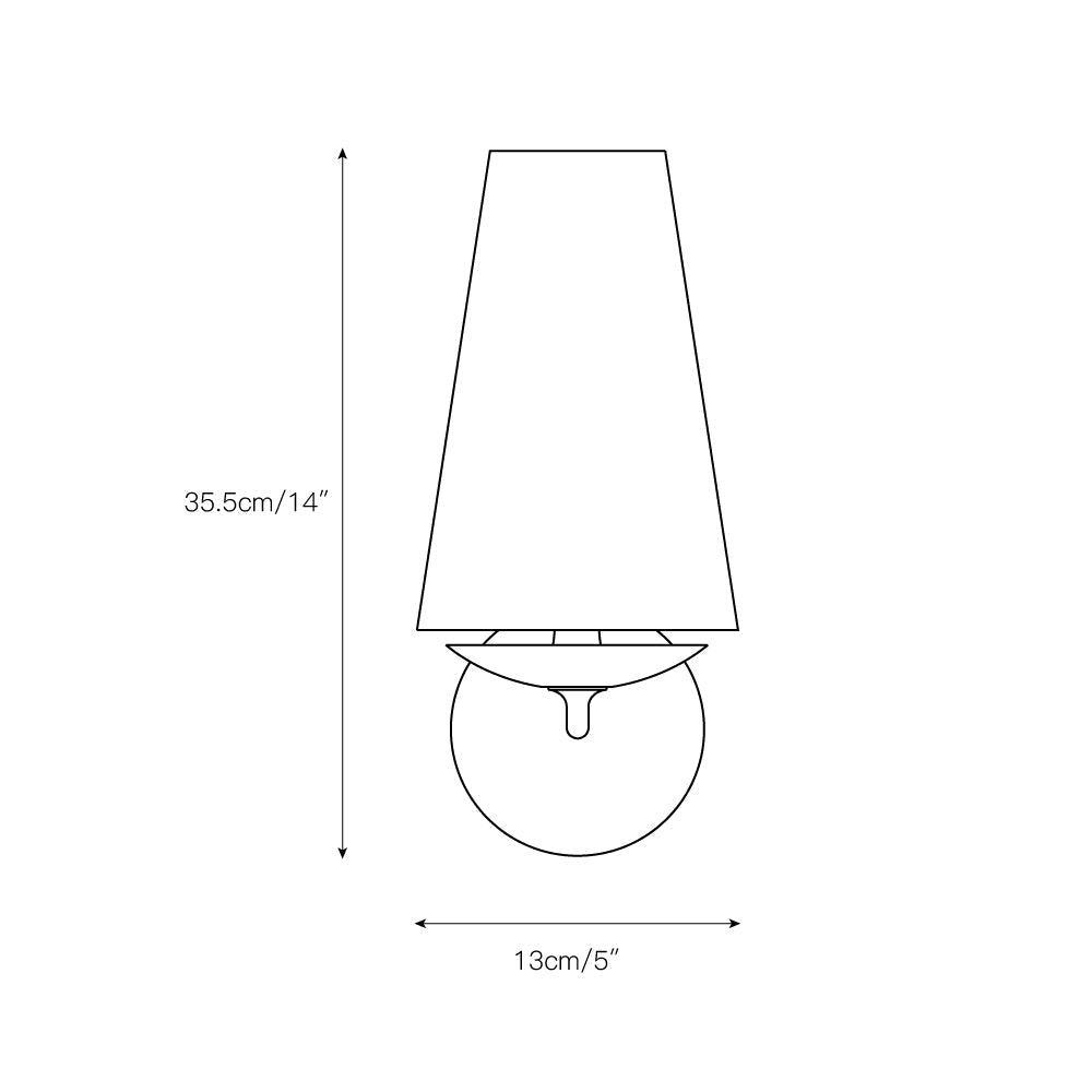 Freyza | Avraee Brass Fabric Brass Fabric Wall Light – Bedroom Hallway