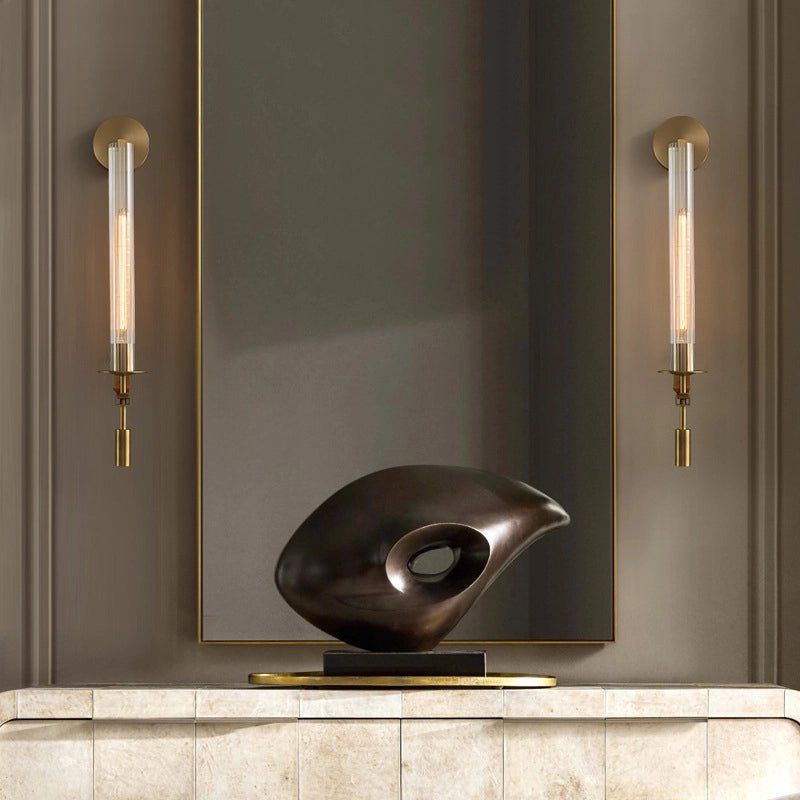 Freyza | Applique murale intérieure en verre – Chambre et salon de style champêtre