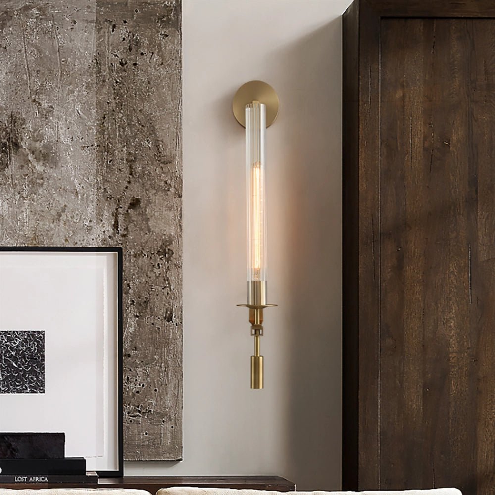 Freyza | Applique murale intérieure en verre – Chambre et salon de style champêtre