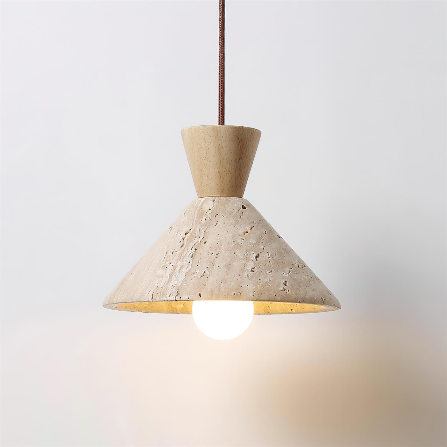 Freyza | Ritta Travertine Pendant Pendant Light – Kitchen Dining Room