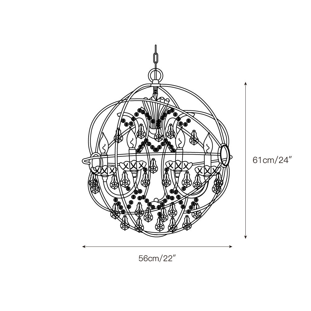 Freyza | Sylirara Traditional Single Crystal Pendant Light – Traditional Kitchen Dining Room