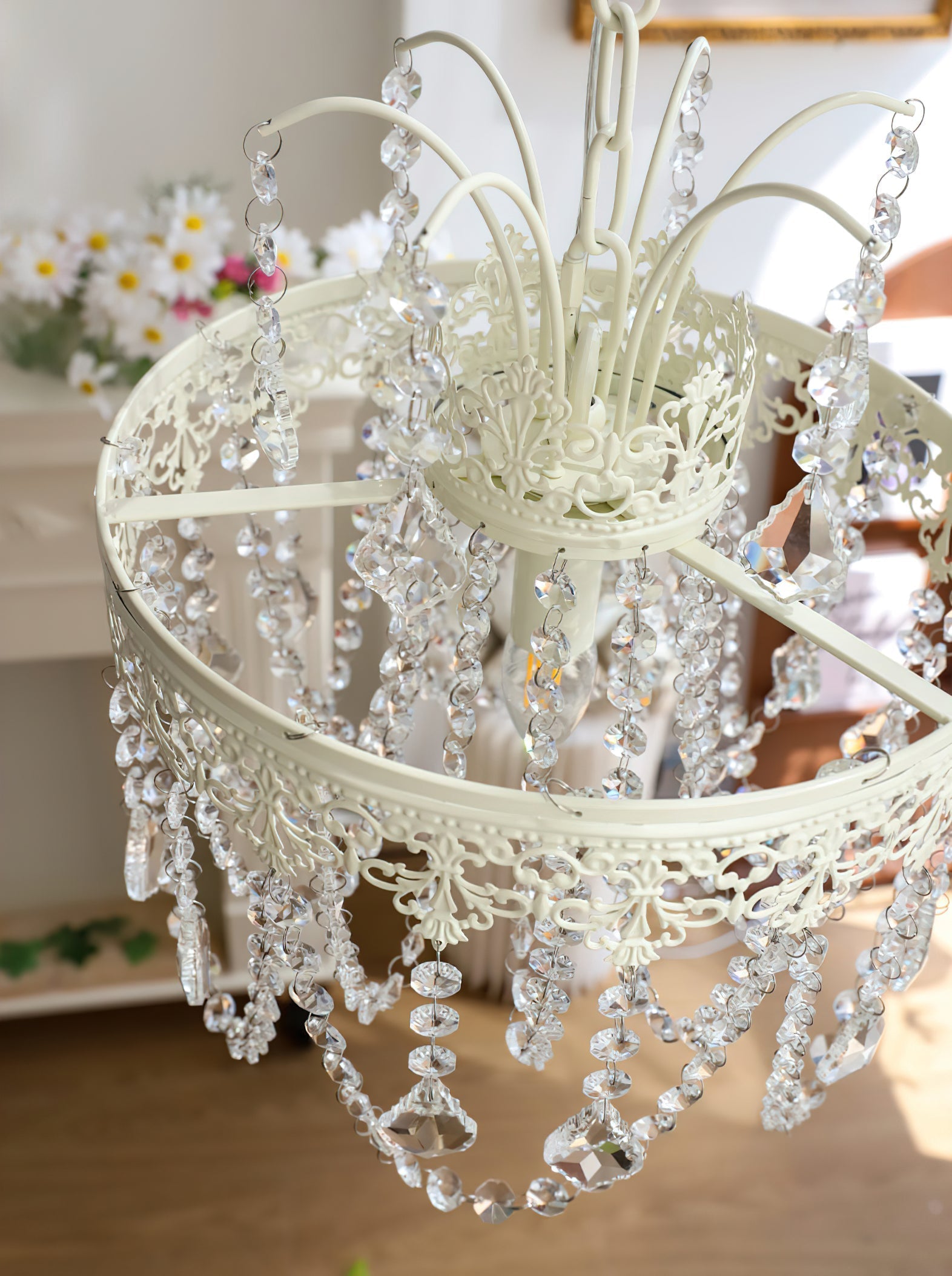 Freyza | Lustre en cristal de luxe postmoderne Ershaa – Salle à manger et salon modernes