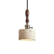 Freyza | Sycaran Walnut Travertine Pendant Light – Kitchen Dining Room