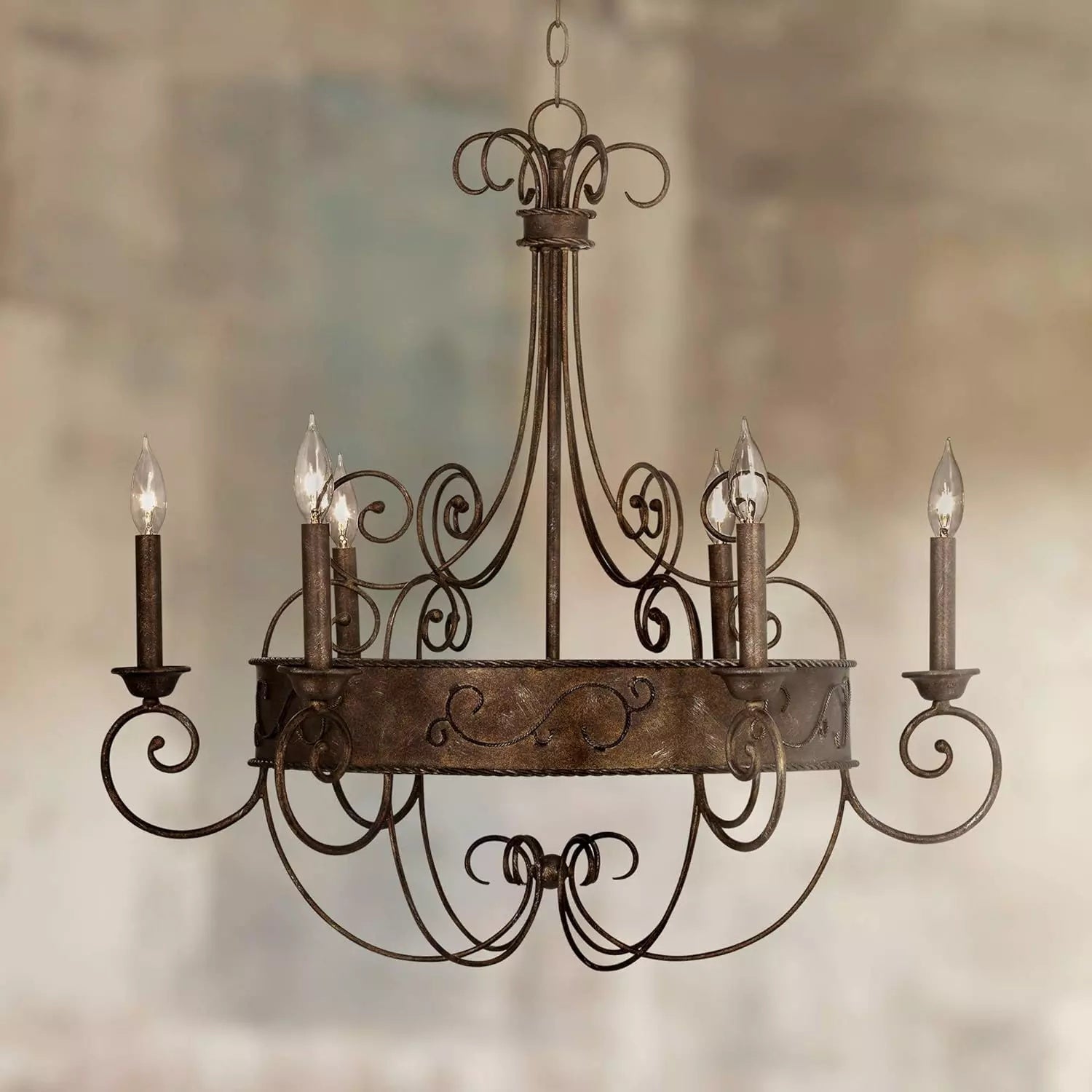 Freyza | Itheira Vintage-Industrie-Kronleuchter – Industrielles Esszimmer, Wohnzimmer