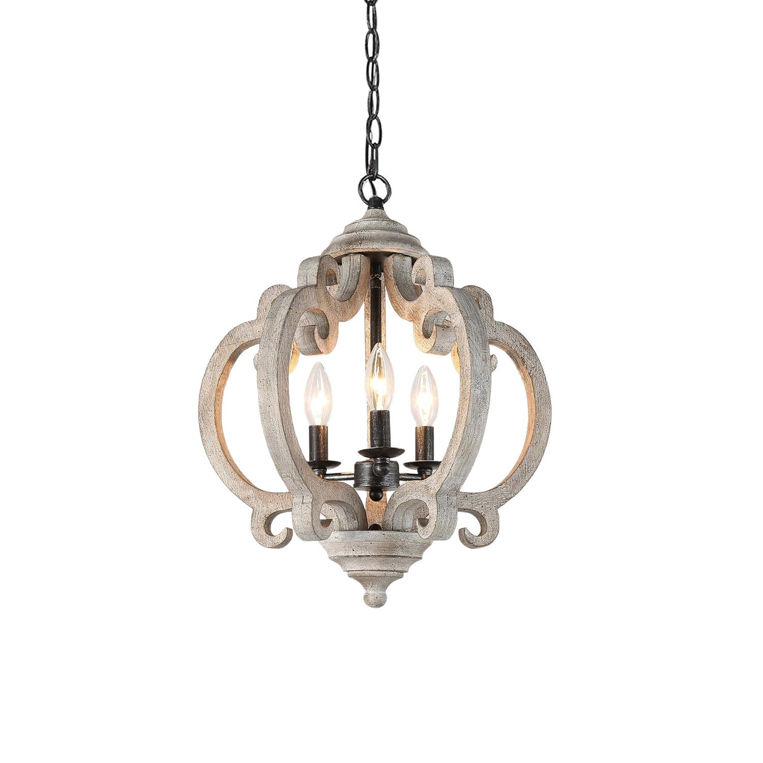 Freyza | Myviniel Vintage Industrial Wood Pendant Light – Industrial Kitchen Dining Room
