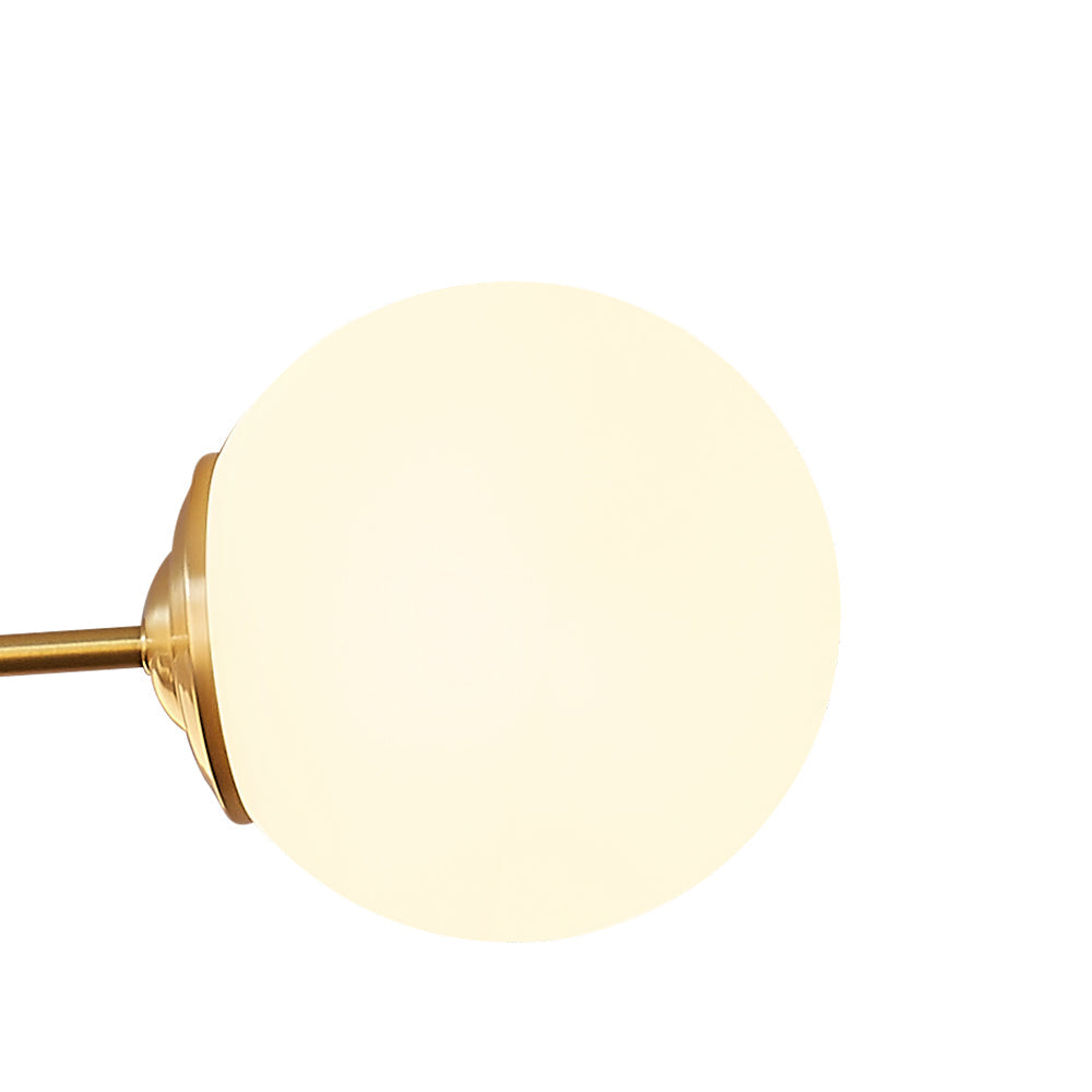 Freyza | Himinuva Frosted Globe Glass Chandelier – Dining Room Living Room
